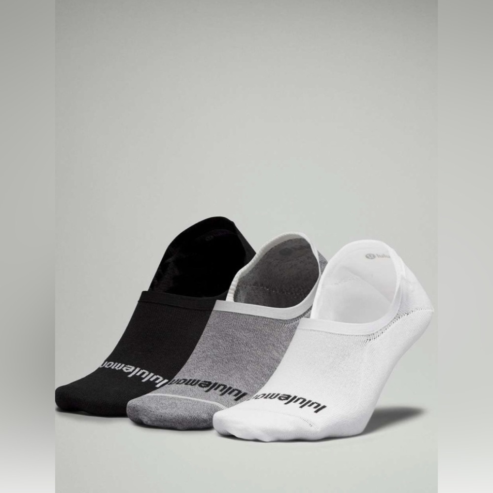 NWT Lululemon Womens Daily‎ Stride Comfort No-Show Sock*3 Pack medium